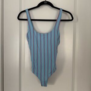 Striped Frankie’s Bikinis One Piece